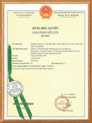 Bằng độc quyền giải pháp hữu ích