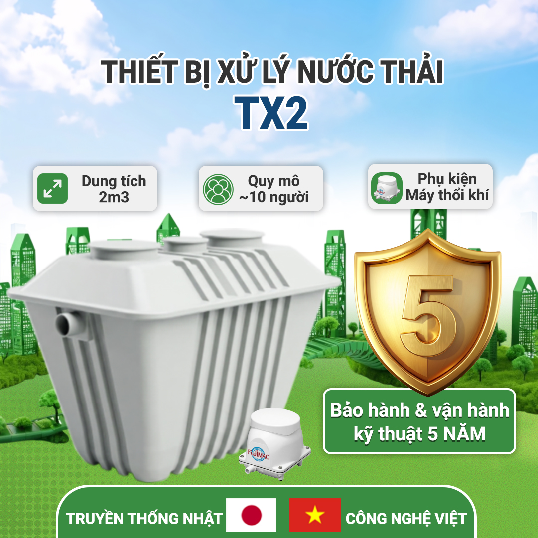 Thiết bị xử lý nước thải tại chỗ JOKASO VIETNAM – TX2