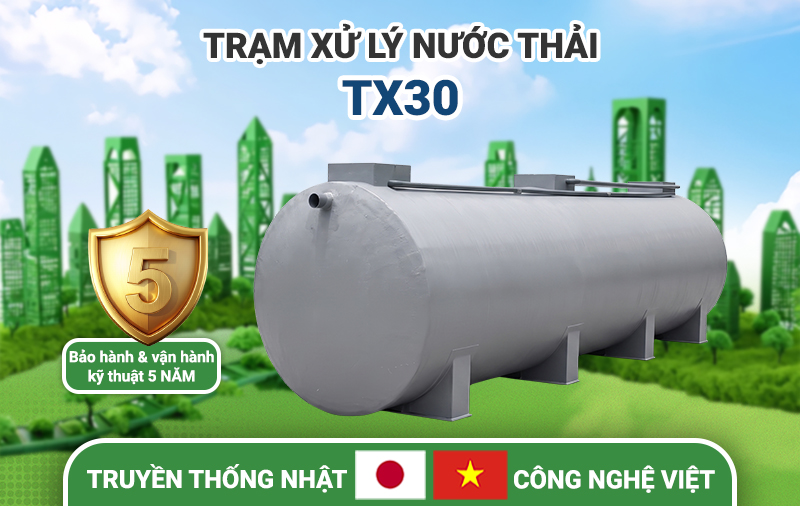 Trạm xử lý nước thải sinh hoạt tại chỗ JOKASO VIETNAM – TX30