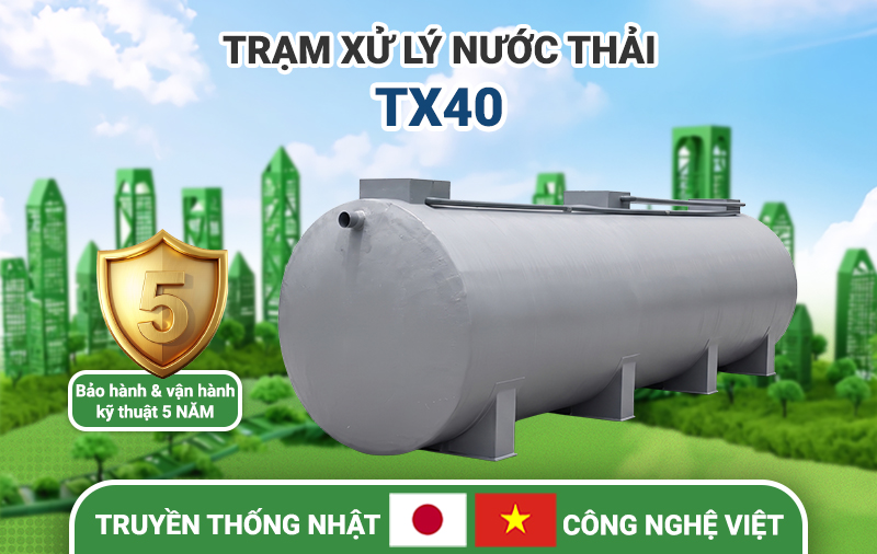 Trạm xử lý nước thải tại chỗ JOKASO VIETNAM – TX40