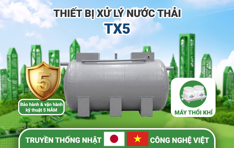 Thiết bị xử lý nước thải tại chỗ JOKASO VIETNAM – TX5
